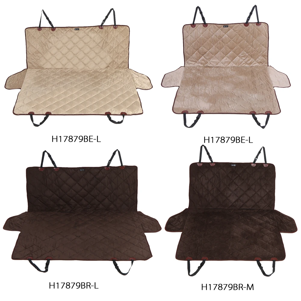 Luxury Water Resistant Non-skid Pet Backseat Trunk Cover Dog Cat Puppy Safety Rear Bench Seat Protector Quilted Mat for Cars SUV | Дом и сад