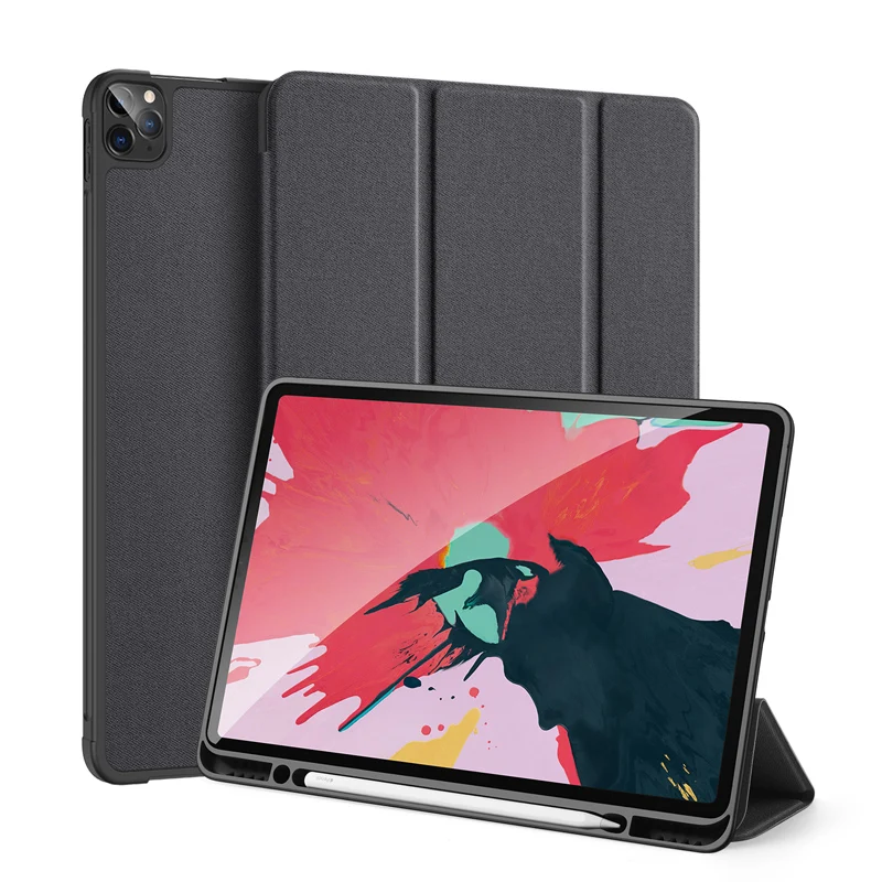 Умный чехол для iPad Pro 12 9 2020 роскошный ультратонкий светильник из искусственной