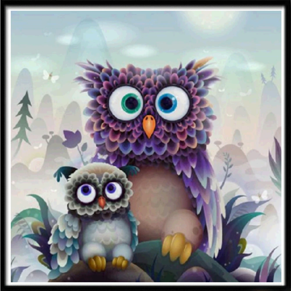 

5D круглая мозаика, украшение для дома