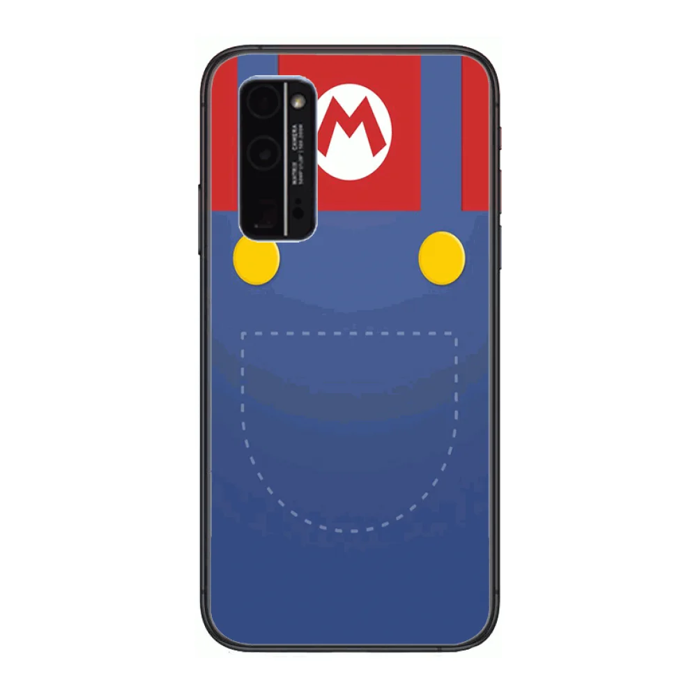 

MARIO Exquisite Game Phone Case Hull For Huawei Honor 8 9 10 20 30 A S Lite Pro 5g i Black Back Soft Cell Cover Pretty