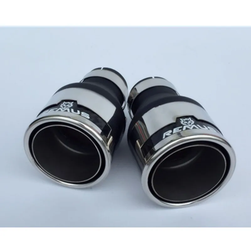 1 шт. Универсальный 54 мм вход 76 выход 304 нержавеющая сталь Remus автомобильный