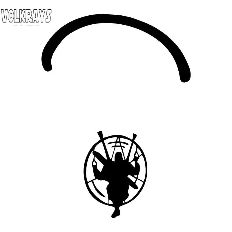 Volkrays креативные автомобильные Стикеры параметры летающие парамористы