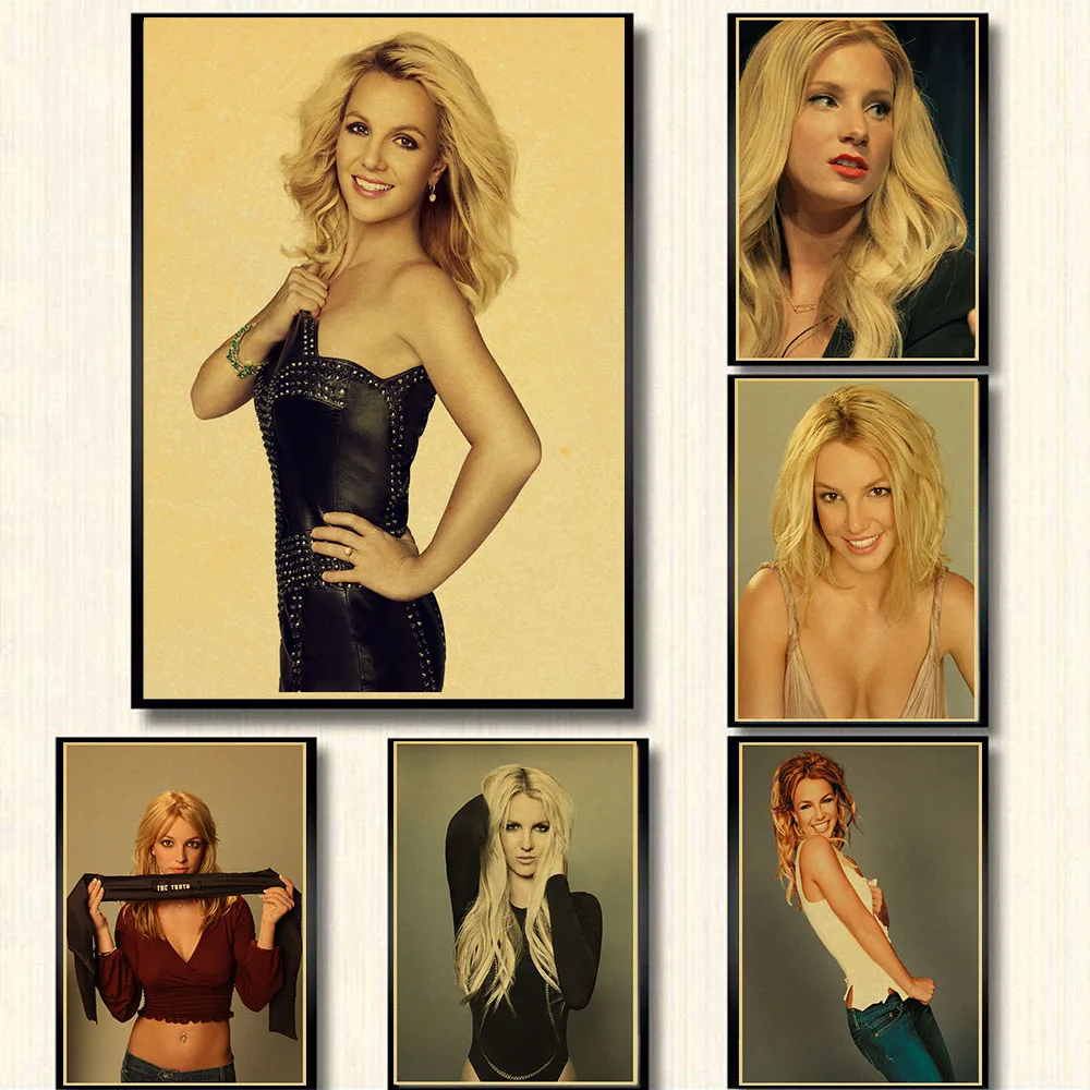 

Britney Spears Painting Diamond Embroidery Accessories Star Paint Diy Full Drills Arts and Crafts Home Room Decor