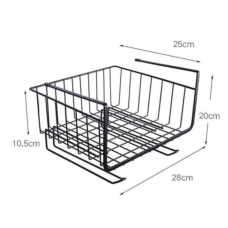 

Wrought iron storage shelf Wardrobe kitchen cabinet wall hanging storage finishing rack