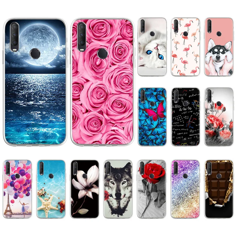 

For Alcatel 1S 2020 Case TPU Silicone Soft Protective Case On Alcatel 1 S 2020 5028Y 5028D 6.22 inch Shell Fandas Cat Cartoon