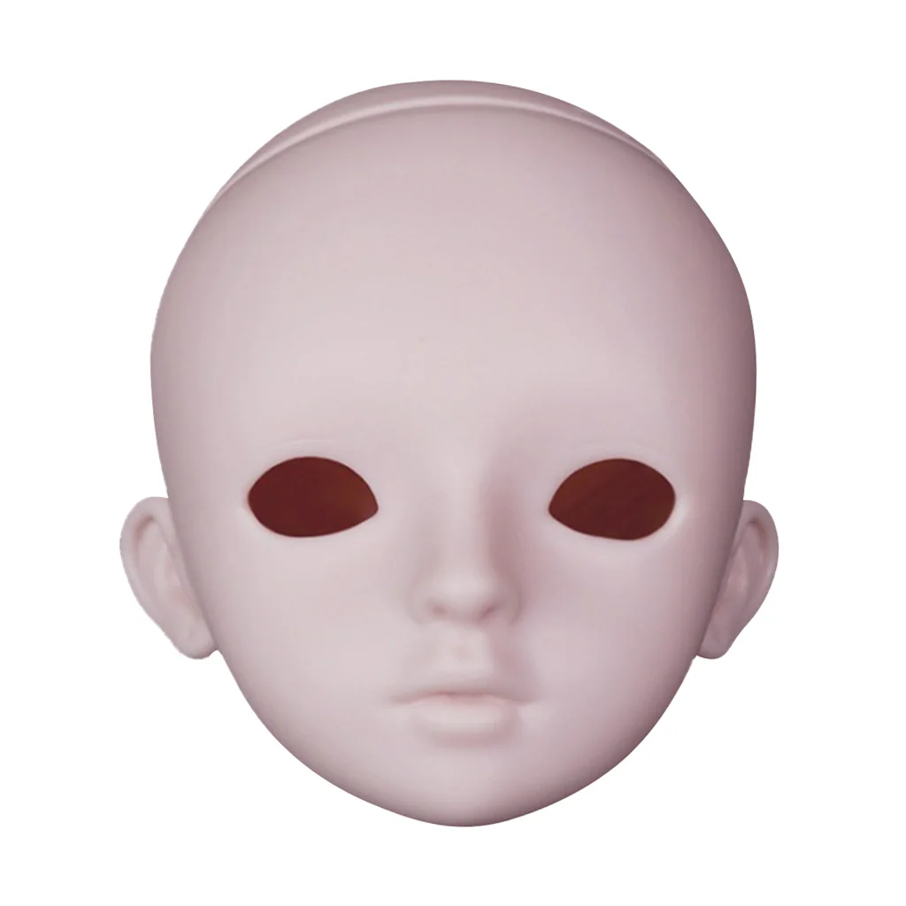 

Lovely 1/3 Scale Girl Doll Head Sculpt Without Make Up DIY Supplies White Skin