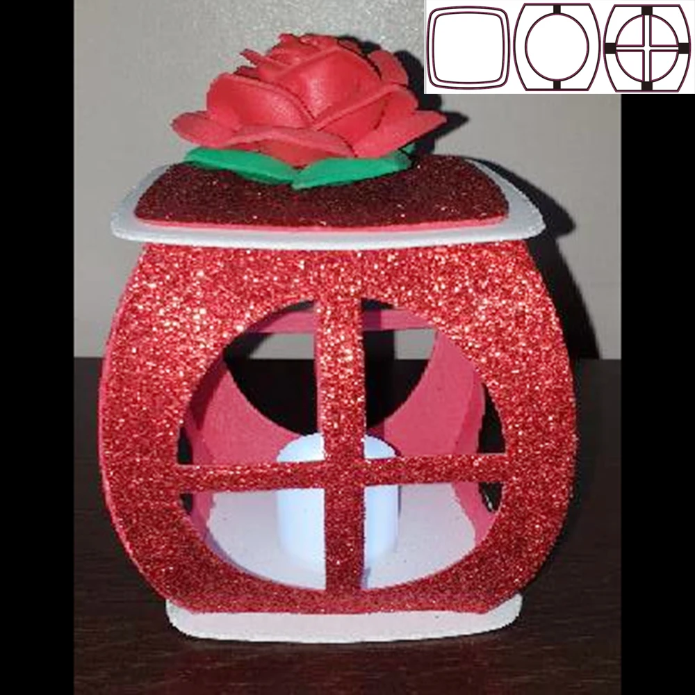 

New Large Christmas lantern metal cutting die mould scrapbook decoration embossed photo album decoration card making DIY 5682