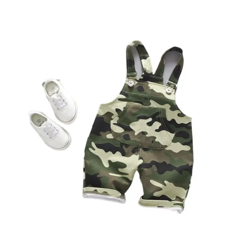 

Baby Girl Suspenders Outfit Toddler Boys Bib Pants Camouflage Cotton Elastic Denim Pant Kids Overalls Trousers Roupa De Jumpsuit