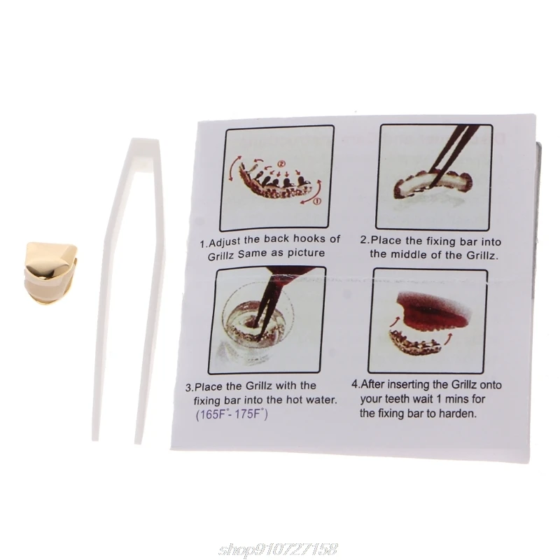 Удобный пользовательский золотой серебряный маленький однозубчатый