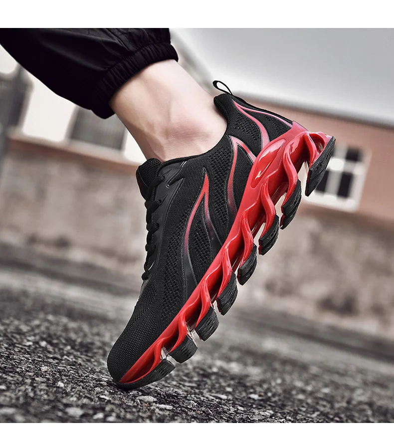 NIKEZI новые мужские Tenni Blade Point весенние лезвия модные уличные повседневные кроссовки красный Sox Yeezys Boost тренажерный зал Акула практика