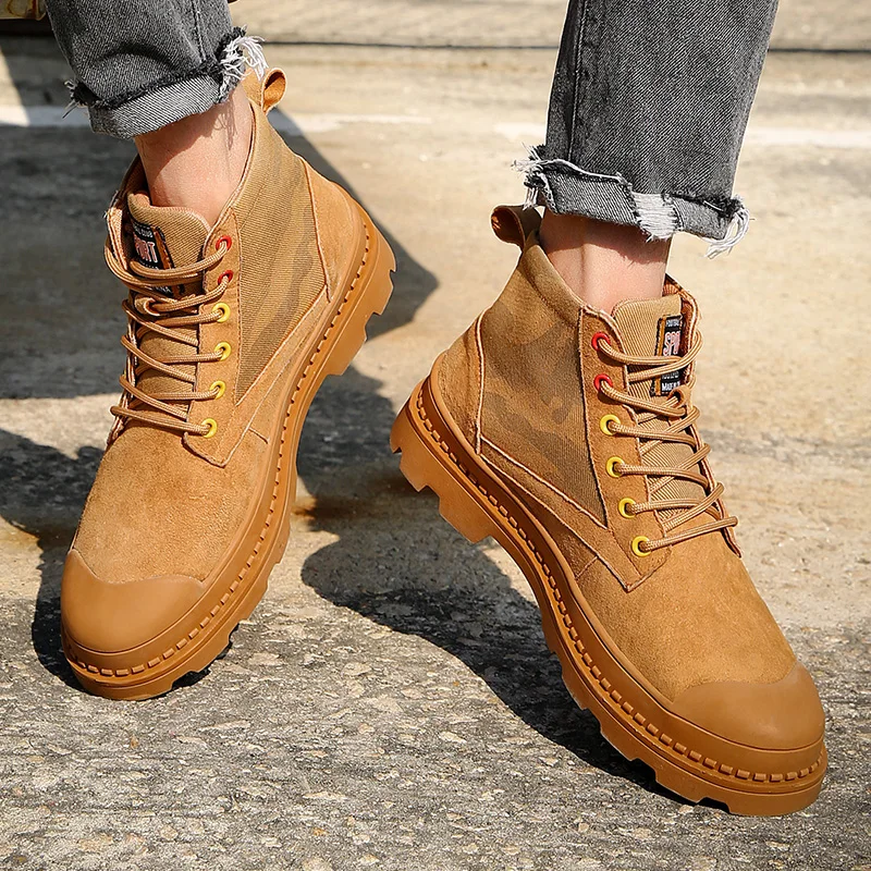 Новинка 2019 года сезон осень-зима мужские кроссовки ботильоны мужская обувь с