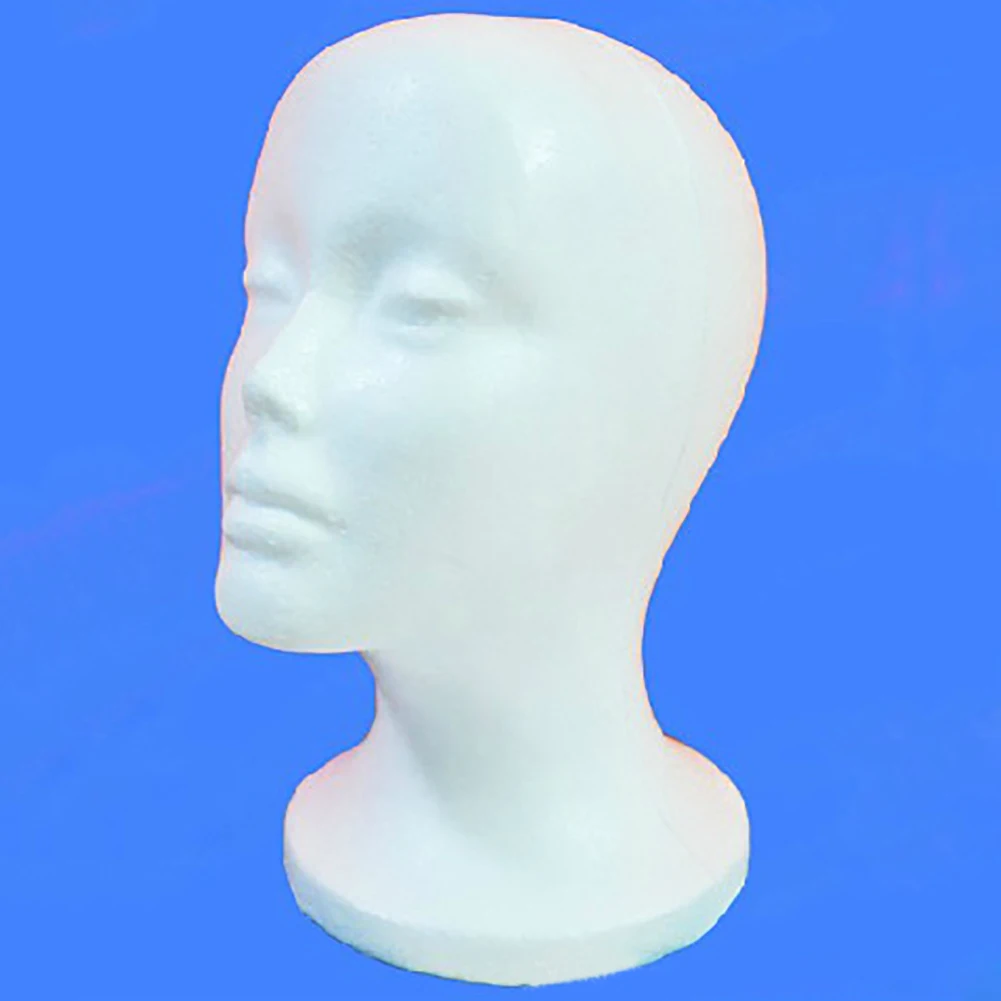 Female Foam Mannequin Head Manikin Model Hat Glasses Display Wig Jewelry Holder Shop Stand Rack |