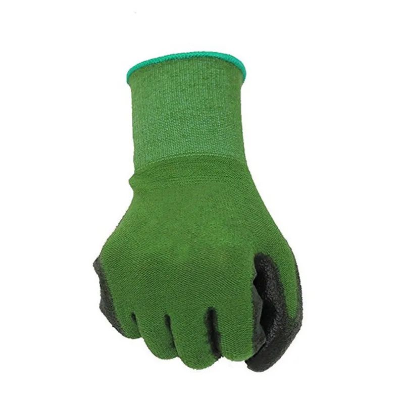

1 pair Gardening Bamboo Fiber Garden Gloves Waterproof Stab Resistant Finger Protector Picking Vegetables Glove Planting Tools