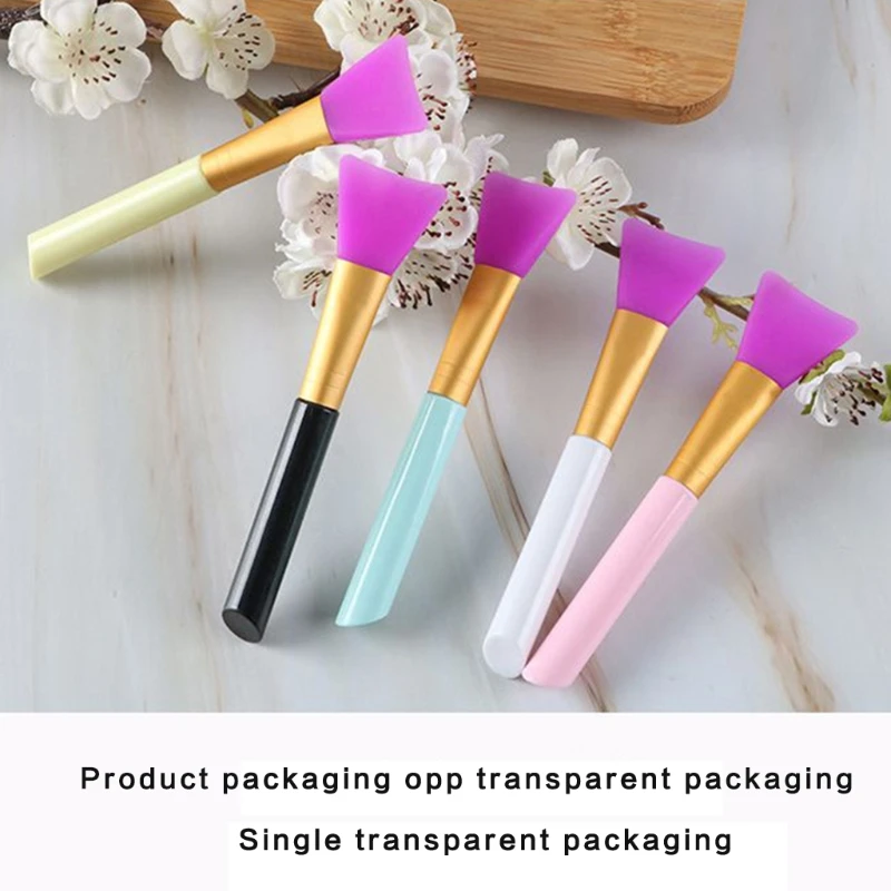 

3pcs Soft Silicone Makeup Facial Mud Mask Brush Cosmetic Foundation Gel Applicator DIY Mixing Tools Kit