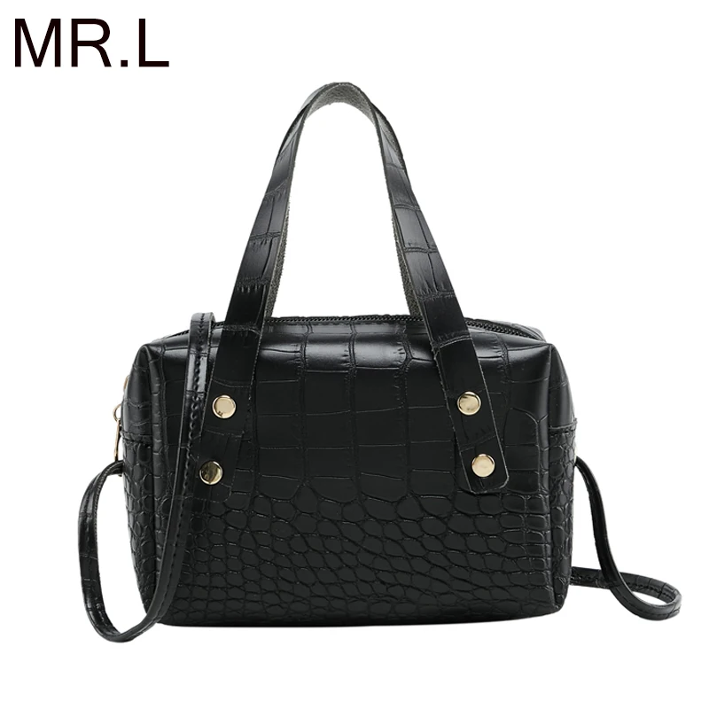 M R.L леопардовая женская сумка через плечо черная кожаная кошелек для детских