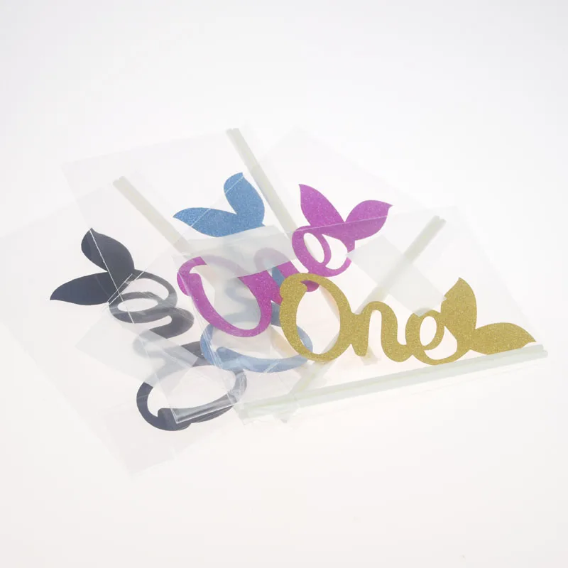 

Paper Cake Topper Decoration Flags Butterfly ONE Kids 1st Birthday Cupcake Topper Wedding Baby Shower Party Baking DIY Decor