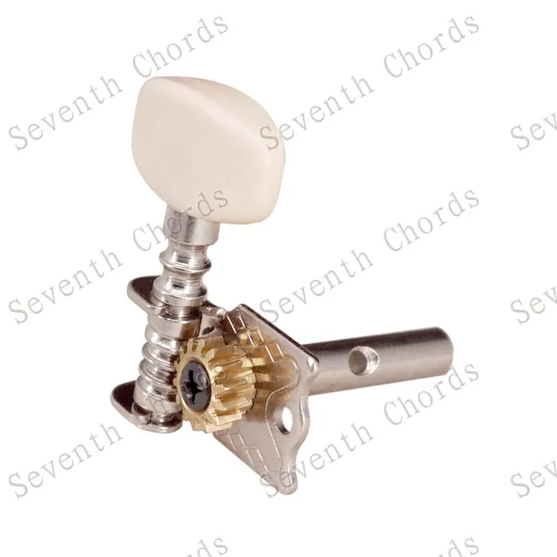 Набор из 3R3L серебристых колышек для струн гитары с открытым шестеренком машинные