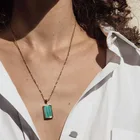 Женское ожерелье с подвеской в виде ракушек, из нержавеющей стали
