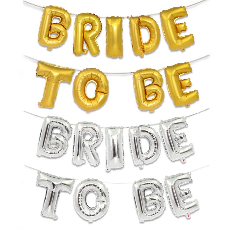 Воздушные шары с буквами невесты и надписью To Be надувной шар в форме буквы