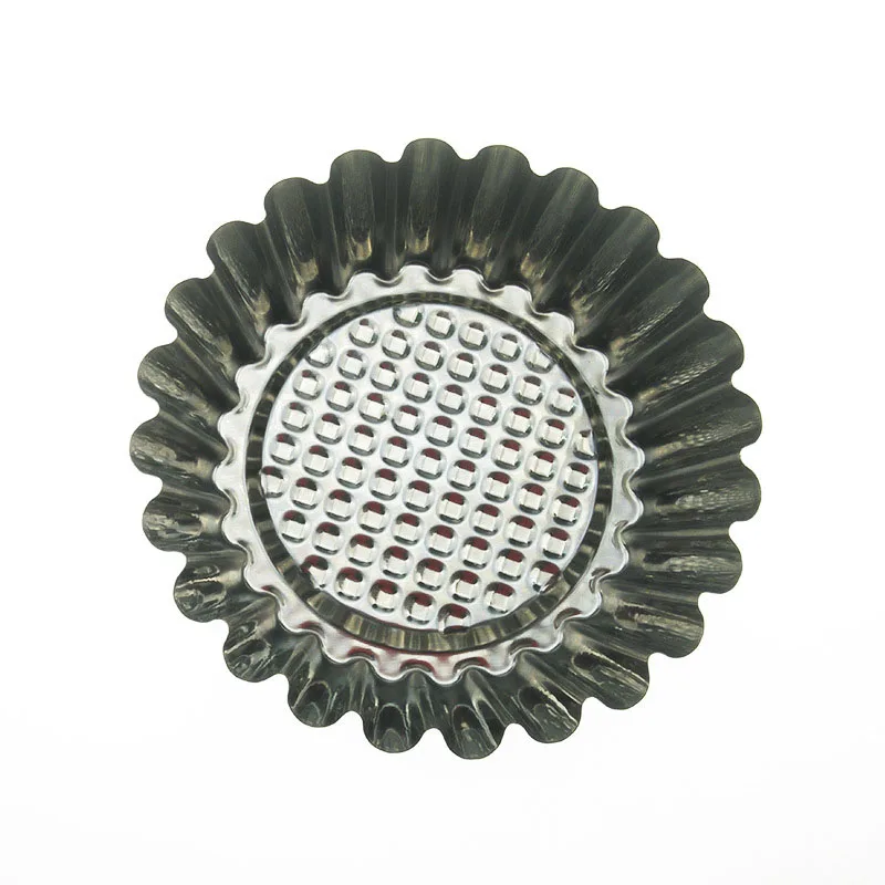 

6pcs Egg Tart Mold Baking Care Supplies Circular Lace Shape Stainless Steel Cupcake Dia Cake Mold Muffin Baking Cup Tartlets