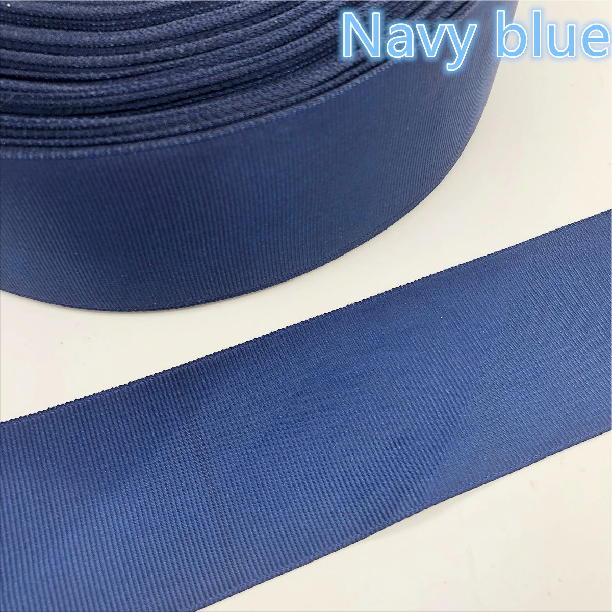 Navy Blue Новинка; 10/15/20/25/40/50 мм Ширина Grosgrain поликлиновый приводной ремень многоцелевые Свадебная вечеринка - Цвет: Navy Blue
