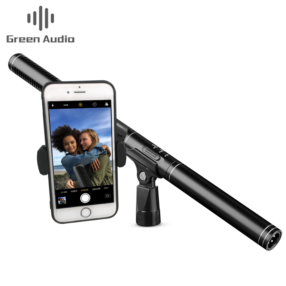 GAM-CF02 Professional Shotgun Interview Microphone Directional Condenser MIC for DSLR DV Camcorders Video Camera Mic | Электроника