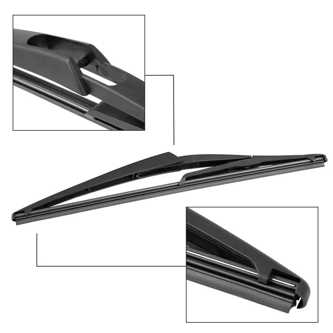 X Набор накладок стеклоочистителя на лобовое стекло заднего вида для Honda Civic Hatchback
