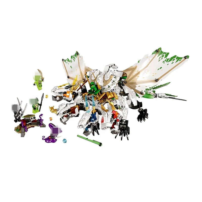 Ninjagoed серия Fighter космический корабль войны фигурки модель совместима с Lepins 70668