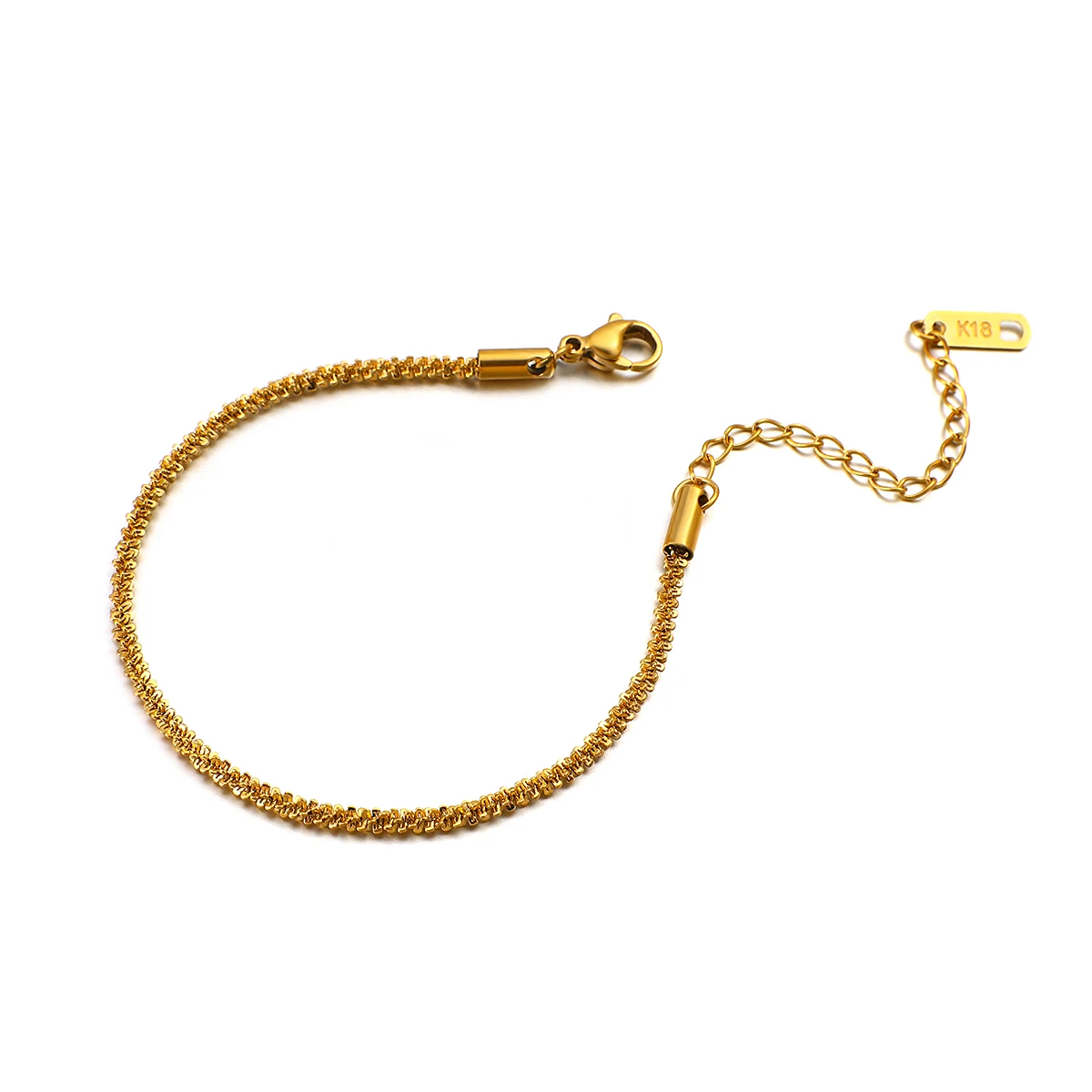 

Flashbuy New Design 2021 Fashion Simple Stainless Steel Bracelets Women Men Gold Color Statement Jewelry Pulsera
