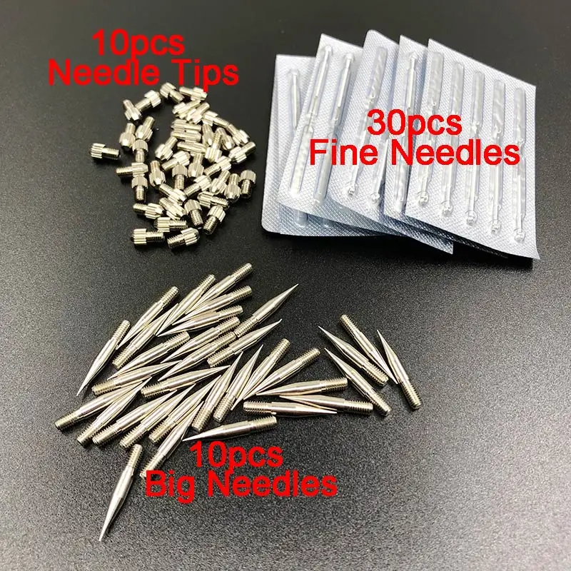 50pcs Mix Needles 50 шт. ручка для удаления пятен иглы для лазерной плазменной ручки лица красоты кожи темные пятна для удаления моль машинка-карандаш для удаления татуировок аксессуары - Габаритные размеры: 50pcs Mix Needles