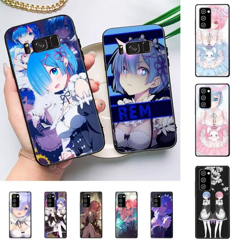 

Anime Re ZERO Ram Rem In Phone Case For Samsung Galaxy Note10Pro Note20ultra note20 note10lite M30S