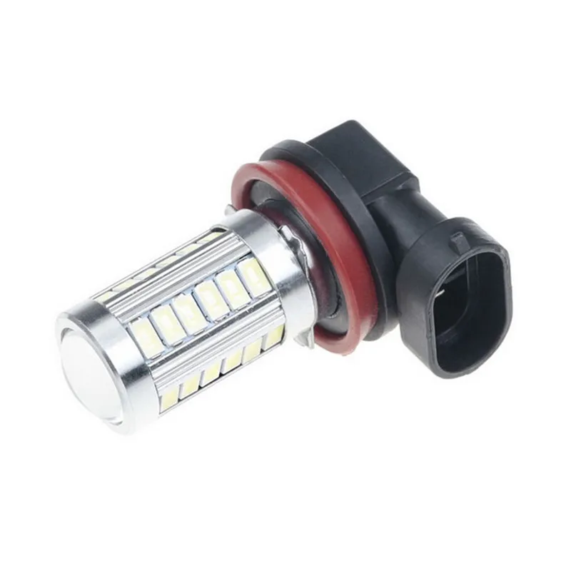 Vehemo супер яркий H11/H8 SMD5630 Белый светодиодный Автомобильная противотуманная фара дальнего света головной светильник 12V