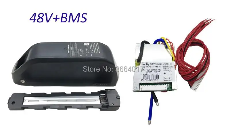48V with 13S BMS jumbo shark polly пуховый чехол для батареи для электровелосипеда DP-9 91 шт 18650 ячеек чехол для батареи для электровелосипеда супер 73 батарея для электровелосипеда - Цвет: 48V with 13S BMS