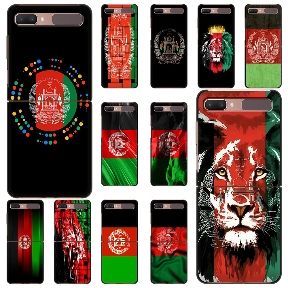 

Afghan Afghanistan Flag Hard PC Phone Case For Samsung Galaxy Z Flip Black Cover For Galaxy Z Flip 3 5G Foldable Shockproof Case