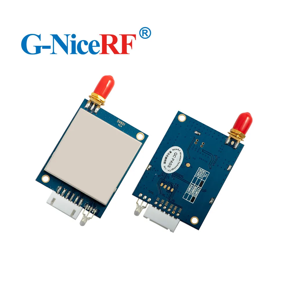 2 комплекта 500 мВт 3 км Расстояние SV651 433 МГц RS485 RF передатчик Модуль|module|module 433mhzmodule rf