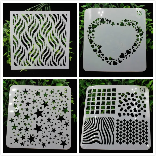 Трафареты KSCRAFT 13 шт./компл. для украшения сделай сам скрапбукинга