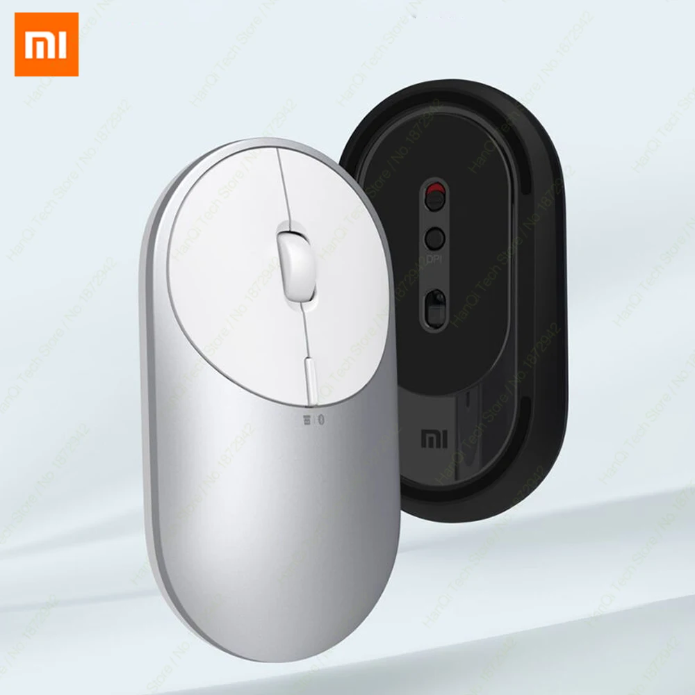 Портативная мышь Xiaomi 2 режима подключение 1200 точек/дюйм-4000 точек/дюйм