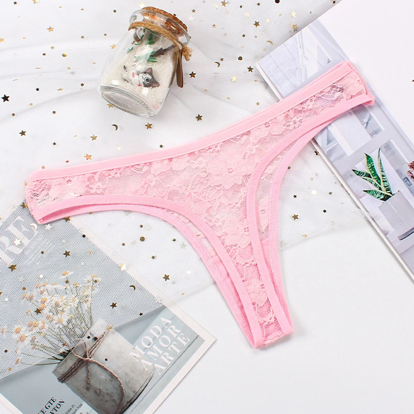 Трусики женские кружевные с низкой посадкой дамские стринги | Женская одежда