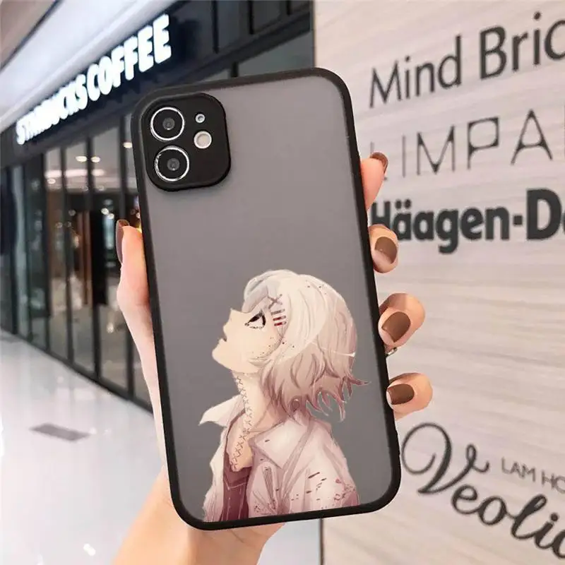 

anime JUUZOU SUZUYA Tokyo Ghouls Phone Cases Matte Transparent for iPhone 7 8 11 12 s mini pro X XS XR MAX Plus cover funda