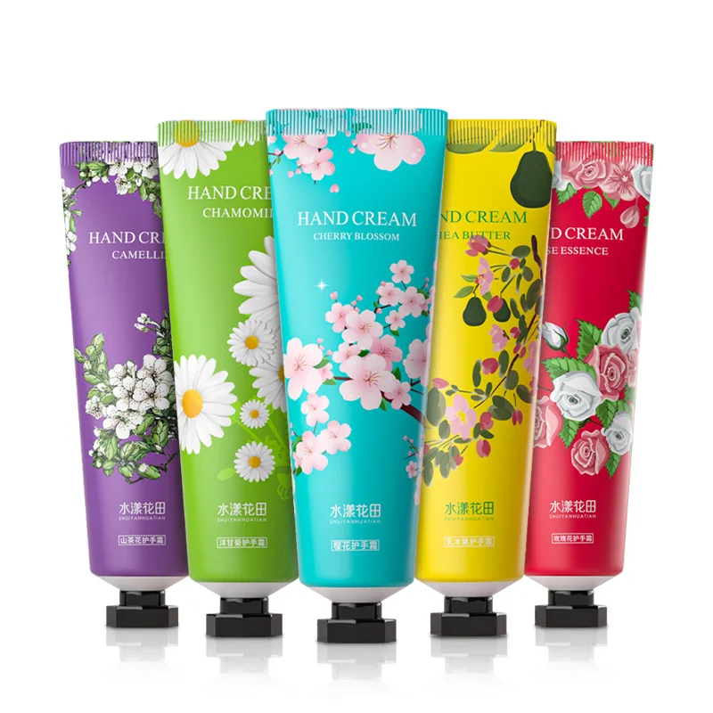 

Flower Field Hand Cream Female Moisturizing Cherry Blossom Autumn And Winter Anti Cracking Moisturizing Shea Butter Chamomile