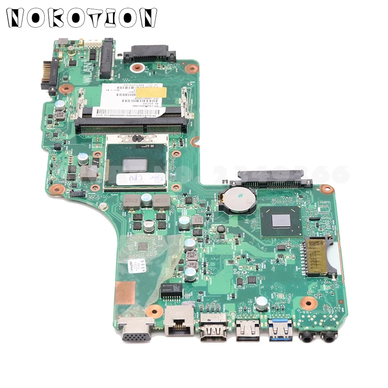 NOKOTION V000275540 основная плата для Toshiba Satellite C855 HM70 DDR3 cpu DK10F-6050A2541801-MB-A02