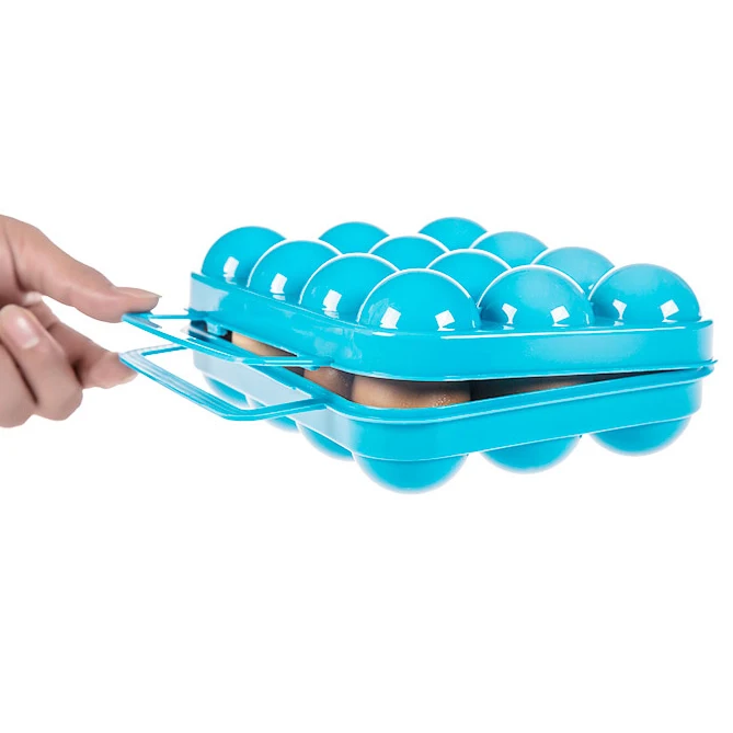 2 размера Портативный Открытый противоударный портативный ящик для хранения яиц