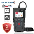 Автомобильный диагностический сканер OBD2, диагностический инструмент для автомобильных двигателей 12 В, считыватель кода OBDII, считыватель кода ELM327