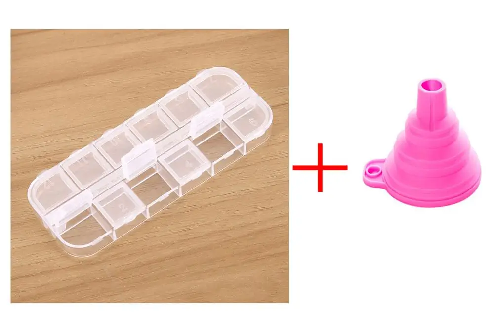 DUOYISHANG 12 слотов прозрачная пластиковая коробка для хранения DIY алмазная живопись