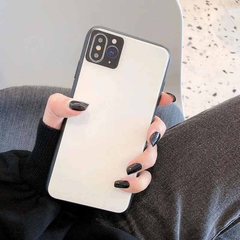 Закаленное стекло Сменный Чехол для телефона iPhone 11 Pro XS MAX X XR 6 6S 7 8 Plus роскошный