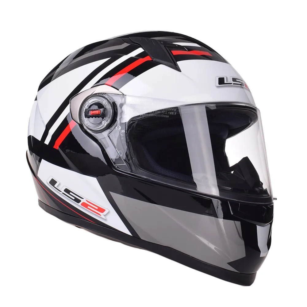 LS2 FF358 Классический гоночный мотоциклетный шлем с полным лицом Casque Casco Capacete Moto