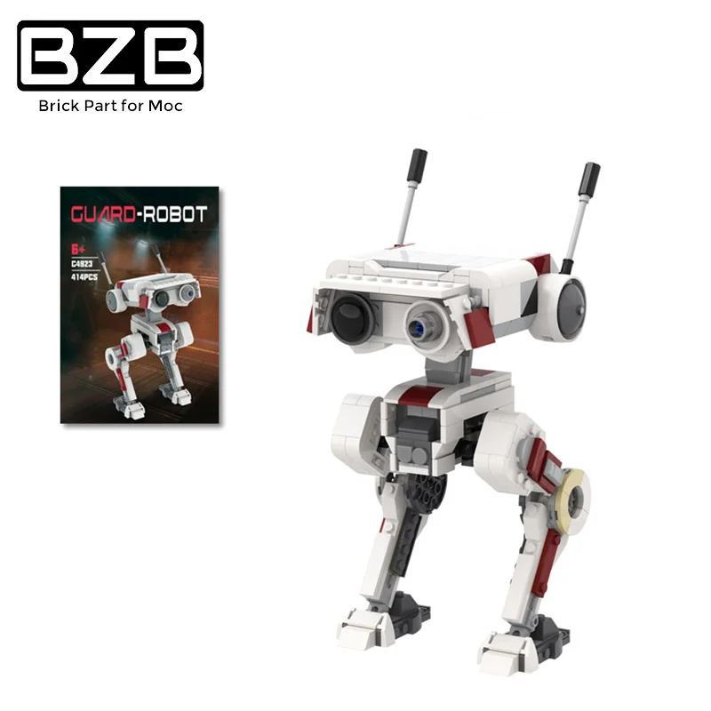 

BZB MOC 33499 Universe War Space Series Intelligent Fallen Command BD-1 Robot Building Block Model Craft Decoration Kid Gift Toy