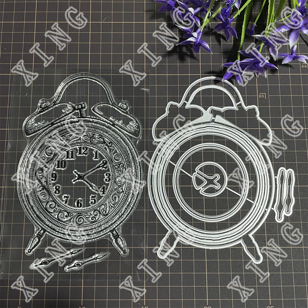 

Simple Moments Timepiece Metal Cutting Dies Silicone Stamps Scrapbooking New Make Photo Album Card Diy Paper Embossing Craft