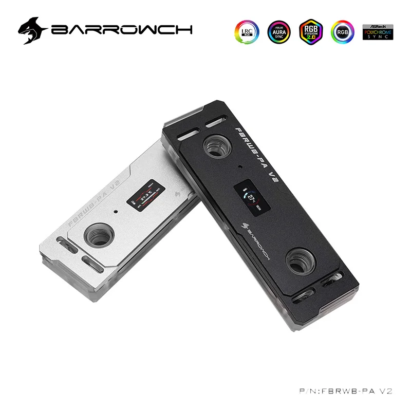 BARROWCH Оперативная память воды блок с Thermomter Экран памяти кулер Броня Поддержка 2