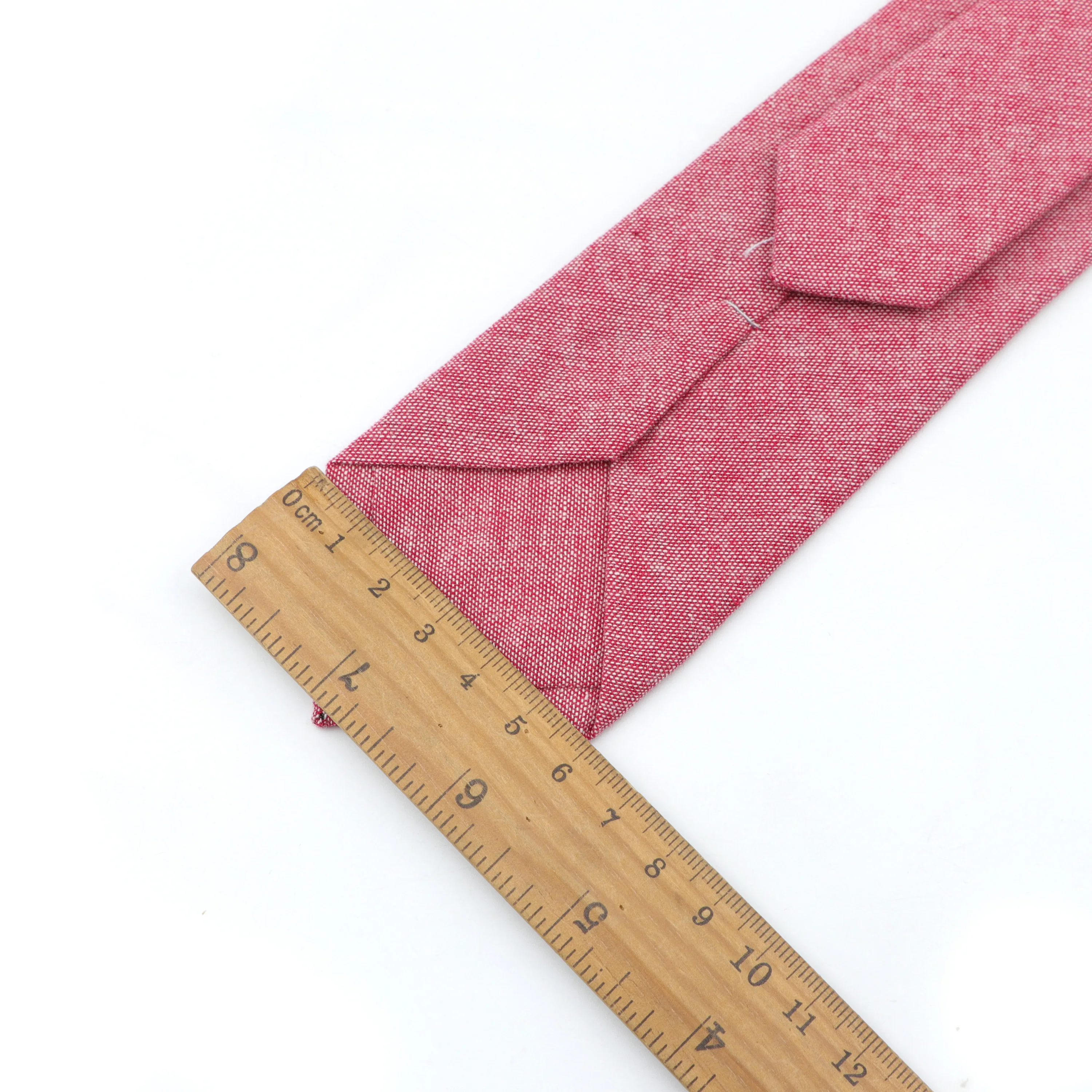 Набор мужских галстуков и зажимов 6 см из хлопка льна однотонные Узкие галстуки 4 5